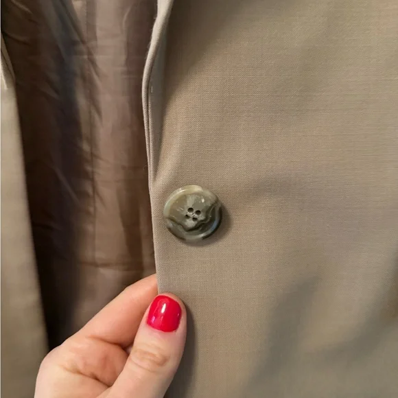 & Other Stories beige wool blazer